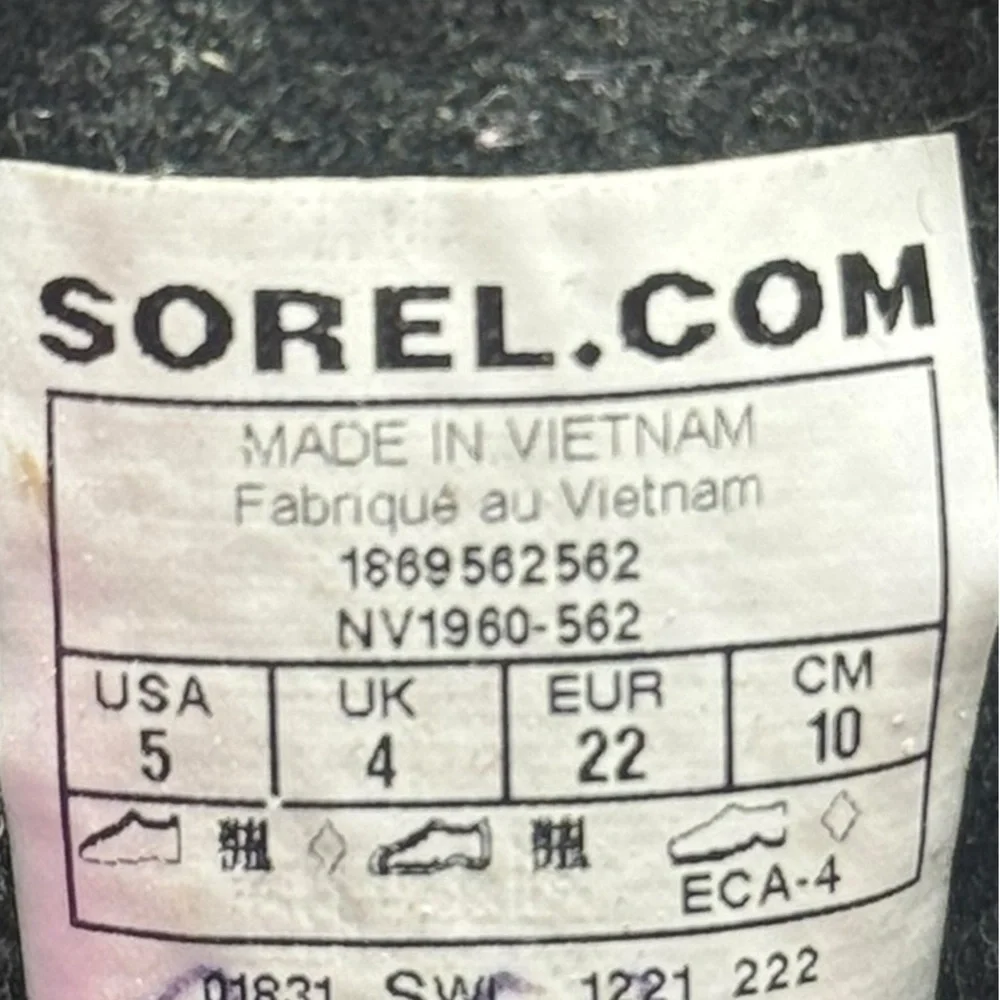 Sorel toddler Snow Commander Kids Snow Boot black/Groovy Pink US 5